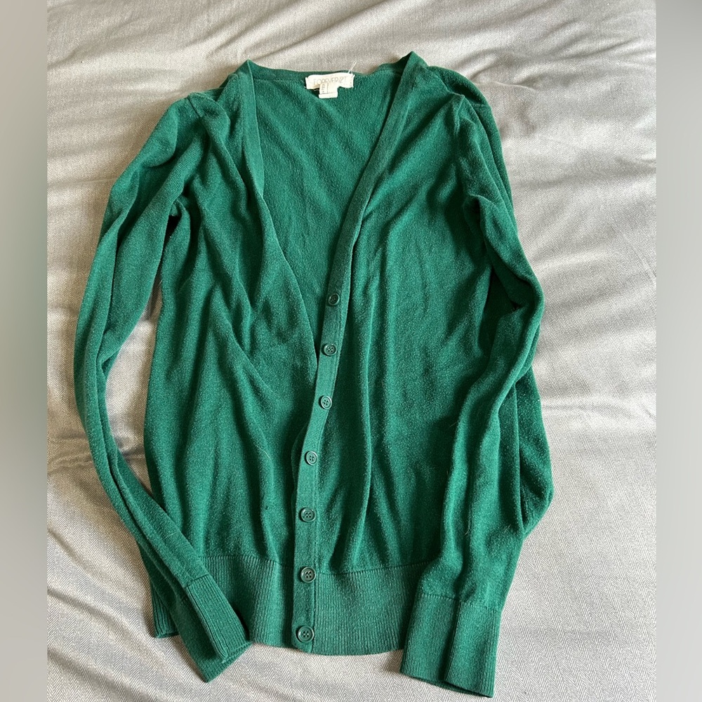 Green forever21 cardigan